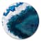 Designart Blue Brazilian Geode Wall Clock